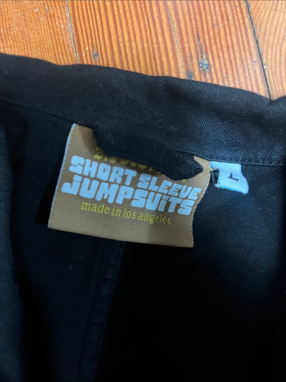 Big bud press black short sleeve jumpsuit - Picture 2 of 4